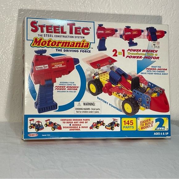 New Vintage Steel Tec Motormania Driving Force 7211 Remco Construct - Picture 1 of 4